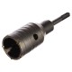 035-042 Коронка твердосплавная ПРАКТИКА SDS- Plus ударная 45 мм (1шт.) клипса