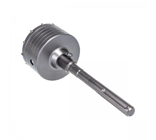 038-852 Коронка твердосплавная ПРАКТИКА SDS-Max ударная 100 мм (1шт.) клипса