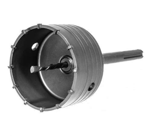 038-852 Коронка твердосплавная ПРАКТИКА SDS-Max ударная 100 мм (1шт.) клипса