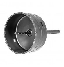 038-869 Коронка твердосплавная ПРАКТИКА SDS-Max ударная 120 мм (1шт.) клипса