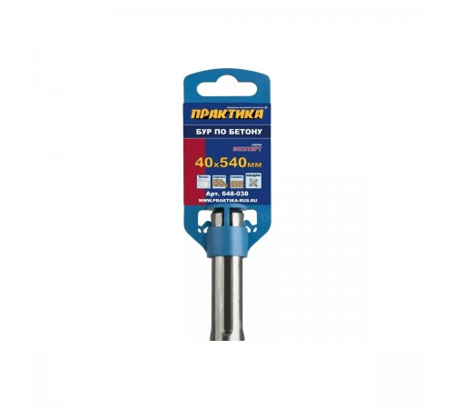 648-038 Бур SDS-MAX ПРАКТИКА 40 х 540 мм, КВАДРО, серия Эксперт, по бетону