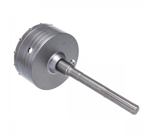 917-958 Коронка твердосплавная ПРАКТИКА SDS-Max ударная 125 мм (1шт.) клипса