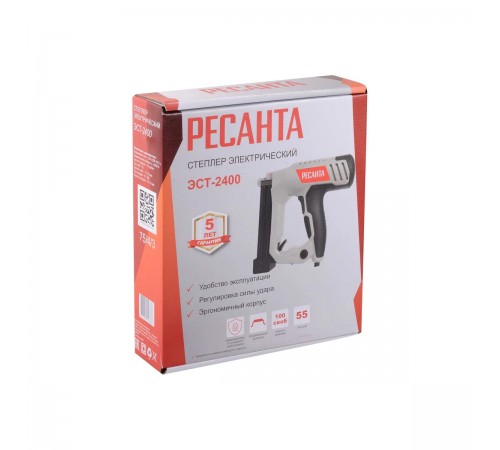 Степлер электрический Ресанта ЭСТ-2400 75/4/3