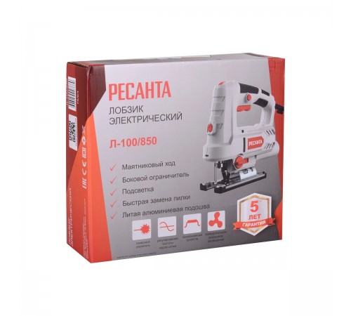 Лобзик Ресанта Л-100/850 75/9/4