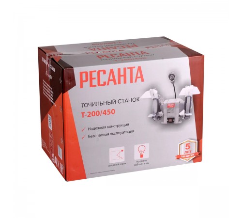 Точильный станок Ресанта Т-200/450 75/7/3