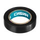 1235-2 Изолента СИБИН черная, ПВХ, 15мм х 10м