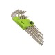 12322 Набор ключей имбусовых Tamper-TORX  TT10-TT50 (9шт)//Сибртех