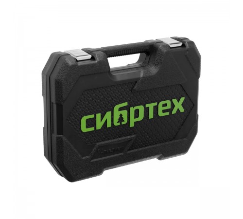 13388 Набор инструментов Сибртех 1/2", 1/4", пластиковый кейс, 94 предмета