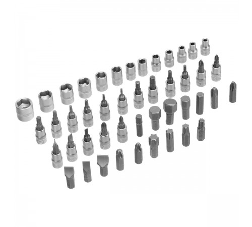 13388 Набор инструментов Сибртех 1/2", 1/4", пластиковый кейс, 94 предмета