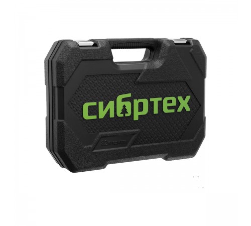 13391 Набор инструментов Сибртех 1/2", 1/4", пластиковый кейс, 82 предмета