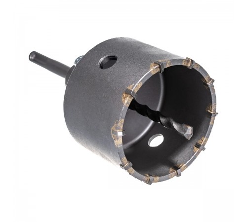 Коронка по бетону в сборе Сибртех, M22 х 80 мм, SDS PLUS/703327