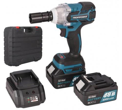 Гайковерт аккумуляторный PROFIPOWER MKDTW-18V E0081
