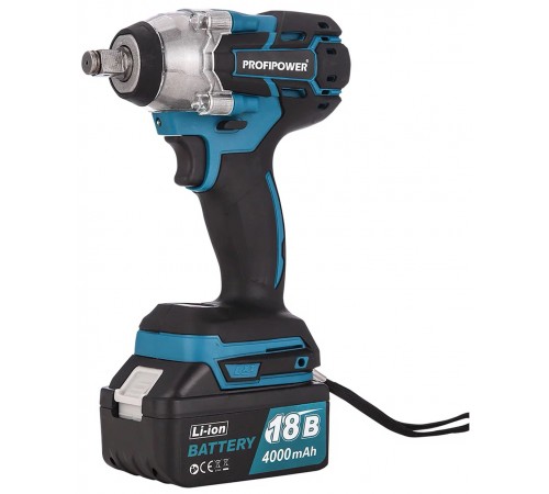 Гайковерт аккумуляторный PROFIPOWER MKDTW-18V E0081