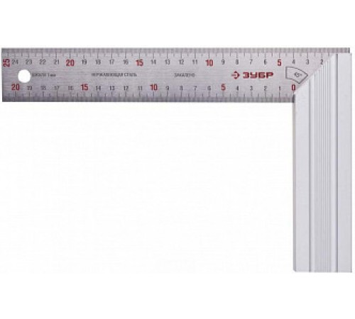 34394-30 Угольник ЗУБР ЭКСПЕРТ столярный 37ммх300мм