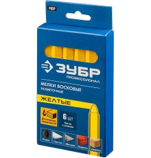 06330-5 Мелок разметочный ЗУБР желтый восковой