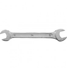 27115-19-22 Рожковый гаечный ключ ЗУБР 19х22мм, оцинкованный