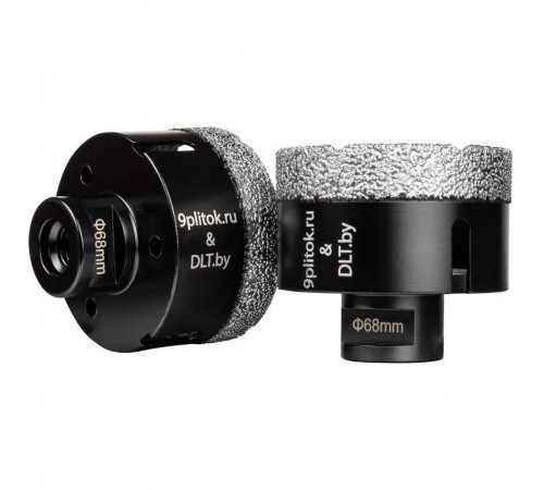 Коронка алмазная для плитки и камня 9plitok&DLT (CERAMIC PRO), 68мм для УШМ 0490