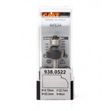 938.0522 Фреза CMT PRO радиусная внутр. R=4,75 (нижн. подшип.) S=8 D=22,2 I=12,7 L=54