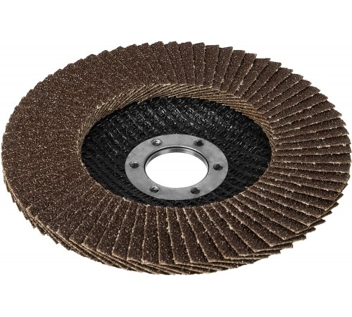 36591-125-80 Круг шлиф. ЗУБР Эксперт лепестковый торцевой, электрокорунд, 125мм, P80