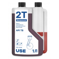 USE-30018 Масло 2-х тактное минеральное USE API TB 1л
