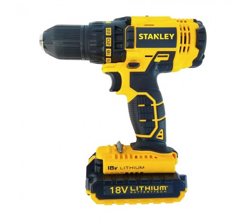 Дрель аккумуляторная STANLEY SCD 20 S2K + Перфоратор STANLEY SBR 20