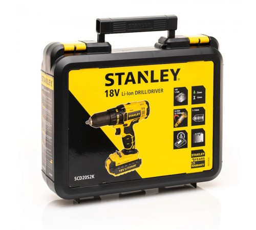 Дрель аккумуляторная STANLEY SCD 20 S2K + Перфоратор STANLEY SBR 20