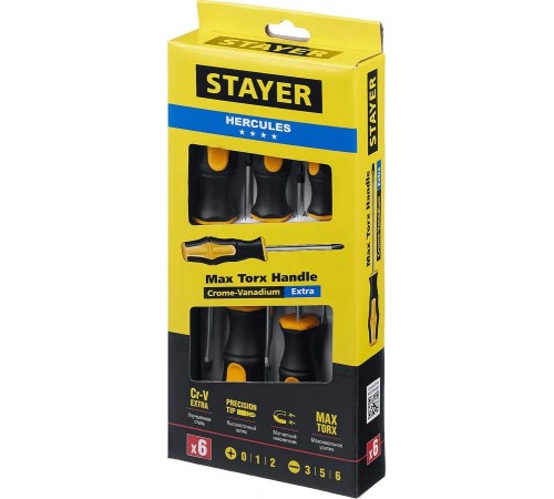 25055-H6_z03 Набор отверток STAYER HERCULES (6 шт)