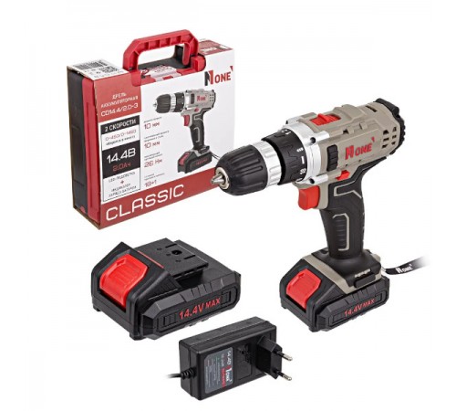 Дрель аккумуляторная NUMBER ONE CD14/2.0-3 Classic