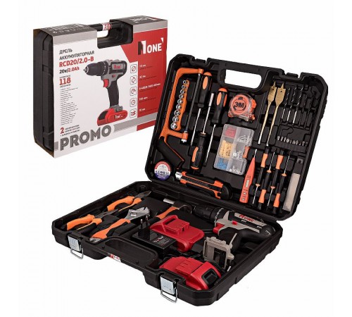 Дрель акк. ударная NUMBER ONE RCD20/2.0-B-PROMO