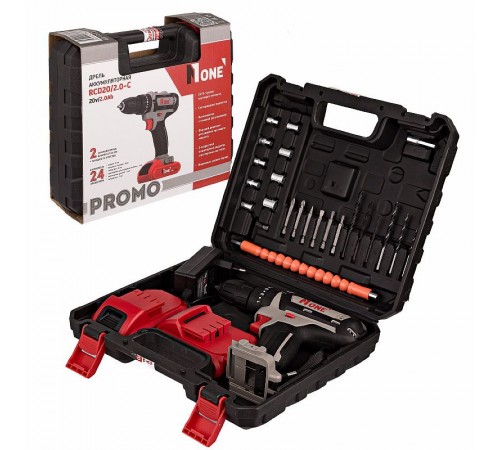 Дрель акк. ударная NUMBER ONE RCD20/2.0-C-PROMO
