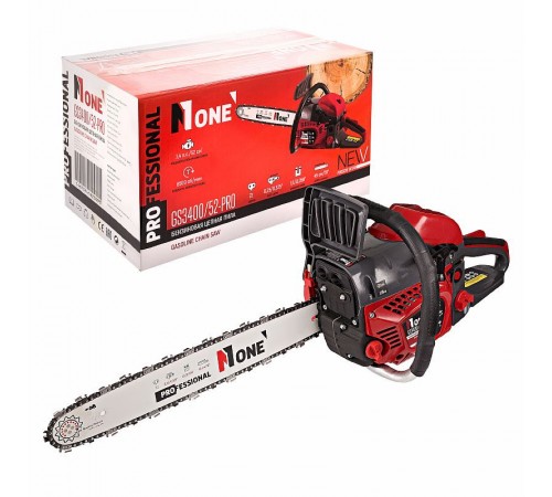 Пила бензиновая NUMBER ONE GS3400/52-PRO