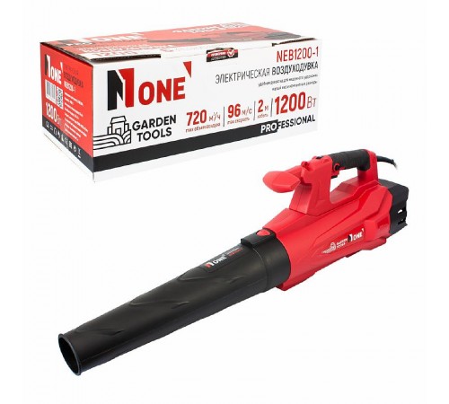 Воздуходувка электр. NEB1200-1 (1200Вт,6 скор.регул.мощн.обдува,96м/с)