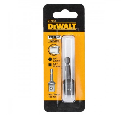 DT 7512 Адаптер шестигранник DeWalt для ударного гайковерта