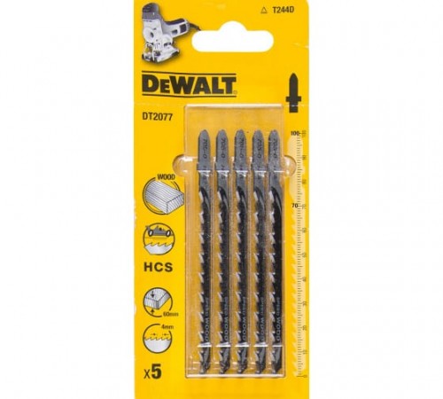 DT 2077 Пилки для лобзика DeWalt T244D