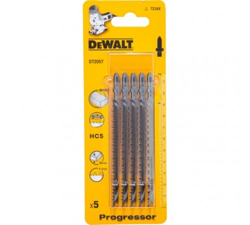 DT 2057 Пилки для лобзика DeWalt T234X