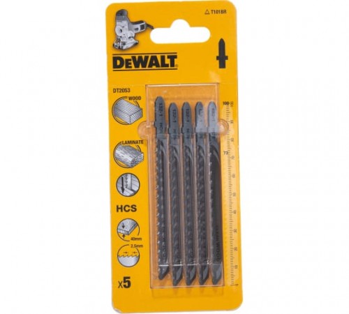 DT 2053 Пилки для лобзика DeWalt T101BR