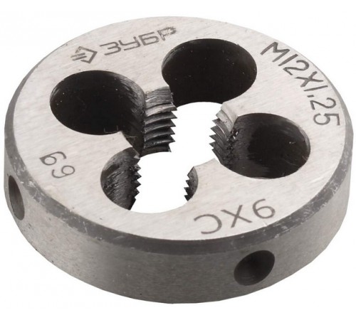 4-28022-05-0.5 Плашка ЗУБР МАСТЕР круглая ручная, М5х0,5