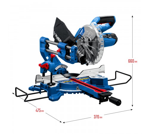 Пила торцовочная ЗУБР Профессионал ППТ-216-П