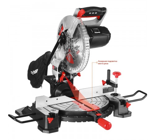 Пила торцовочная ЗУБР ЗПТ-255-1800 ЛМ2 255*30мм, 1600Вт
