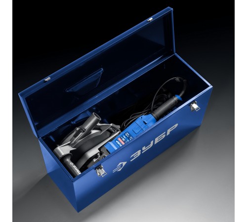 ЗУБР  d 230 мм, 2700 Вт, 65 мм, штроборез (бороздодел), метал. ящик, Профессионал (ЗШ-П65-2700 ПСТК)