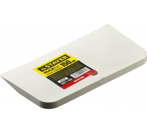 Шпатель  резиновый STAYER MAXFlat, 150 мм, эластичный, для затирки швов, белый 1027-150