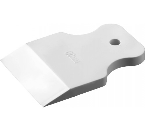 1027-60 Шпатель резиновый STAYER MAXFlat, 60 мм, эластичный, для затирки швов, белый