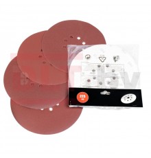 Шлифовальный круг 225мм (упаковка 10шт) 8 отверстий, P120, арт.0105