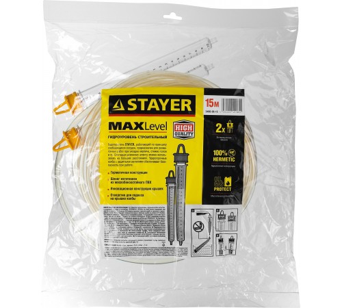 STAYER  15 м, d 6 мм, гидроуровень (3486-06-15)