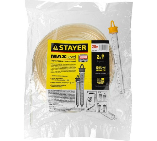 STAYER  20 м, d 6 мм, гидроуровень (3486-06-20)