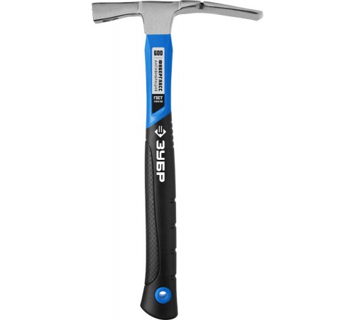 20163_z01 Молоток каменщика ЗУБР МК-Ф с фиберглассовой рукояткой 600г