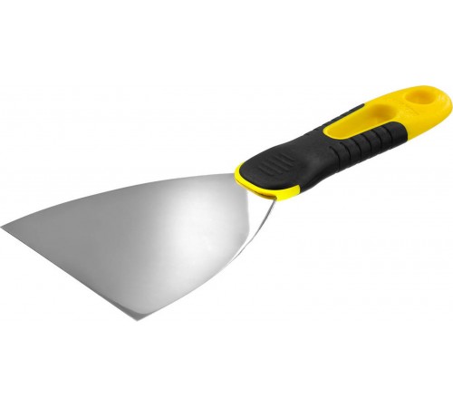 10045-10 Шпатель STAYER PROFESSIONAL, нерж. полотно, 2к ручка, 100 мм