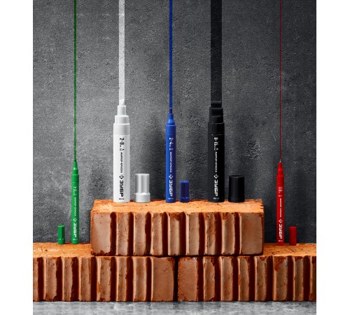 Маркер-краска ЗУБР МК-80 черный, маркер краска Проффесионал 06324-2