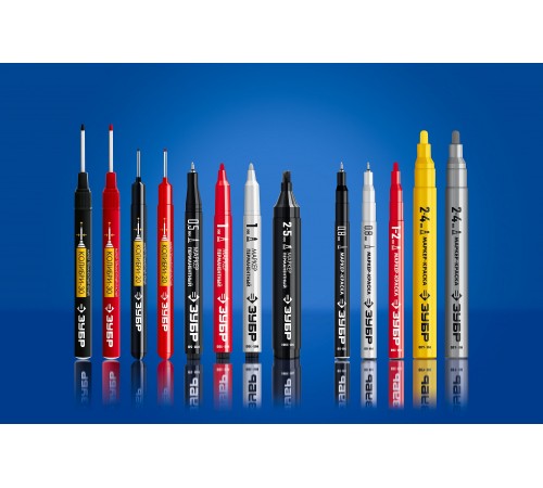 Маркер перманентный ЗУБР КОЛИБРИ-30 1мм, заостренный чёрный, ПРОФЕССИОНАЛ