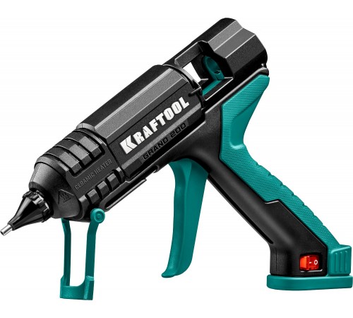 Пистолет термоклеевой электрический KRAFTOOL Grand 200 d 11-12 мм, 25г/мин 06839